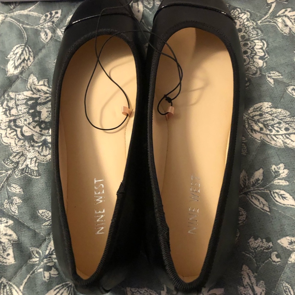 NIB Ladies Nine West TELAND3 CapToe Ballet Flats - Picture 5 of 6